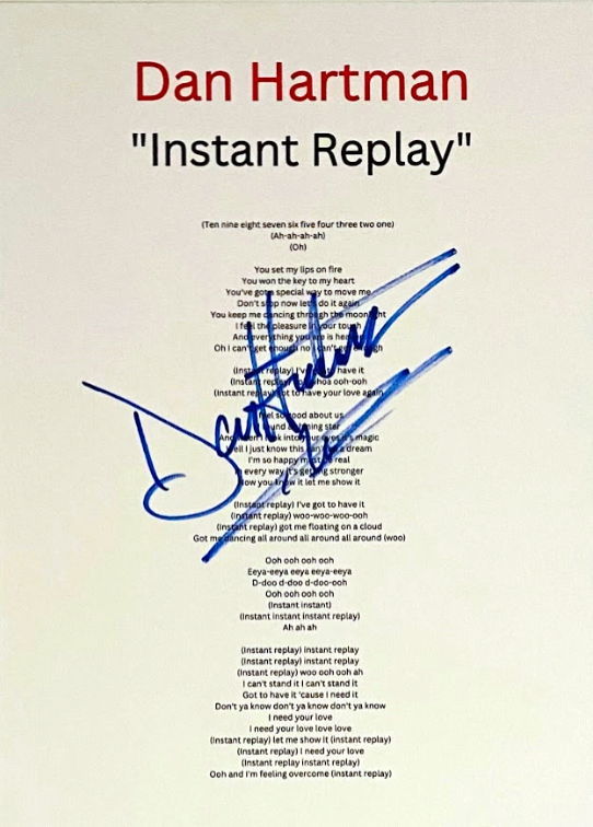 Instant Replay Lyrics